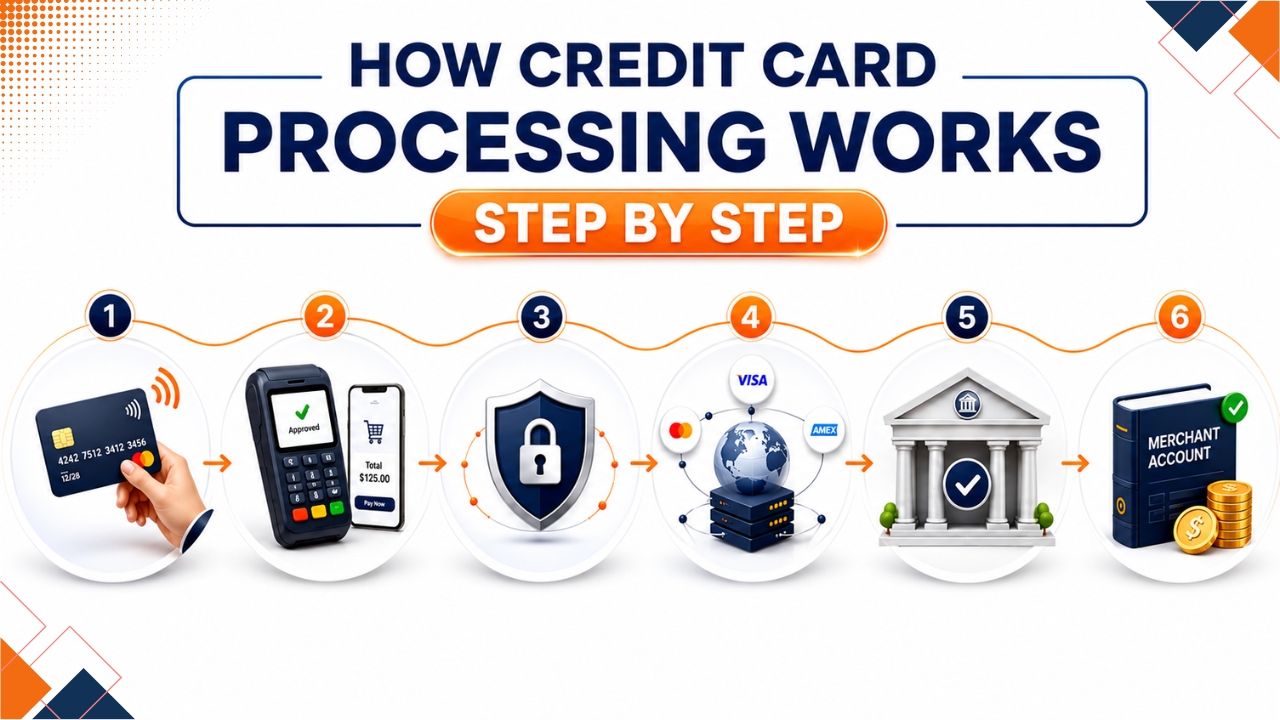 How Credit Card Processing Works Step by Step